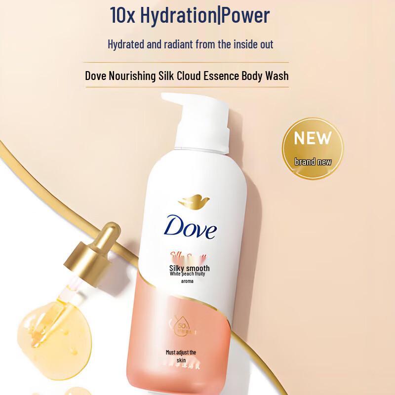 

Dove White Peach Silky Smooth Shower Milk