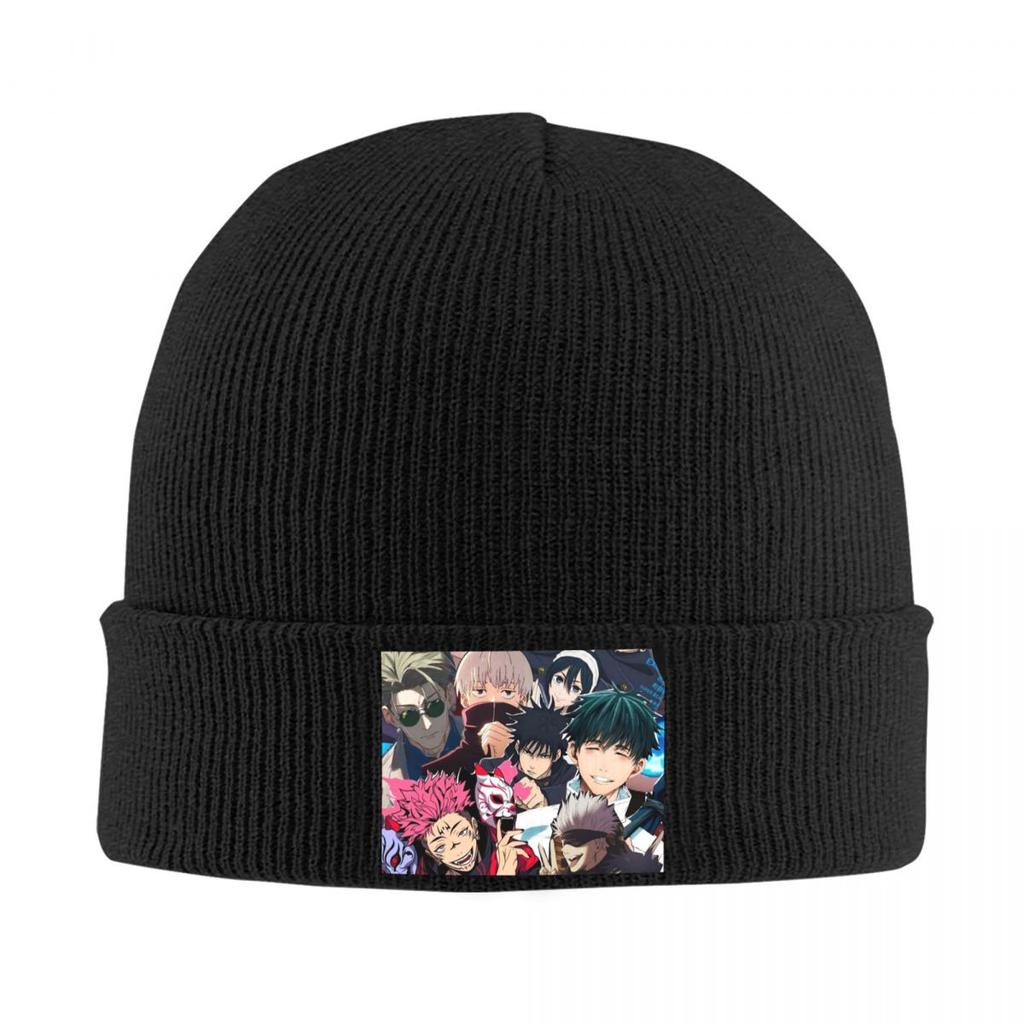 Megumi Besto Friendo Jujutsu Kaisen Sukuna Anime Warm Knitted Cap Fashion Bonnet Hat Autumn Winter Outdoor Beanies Hats Adult