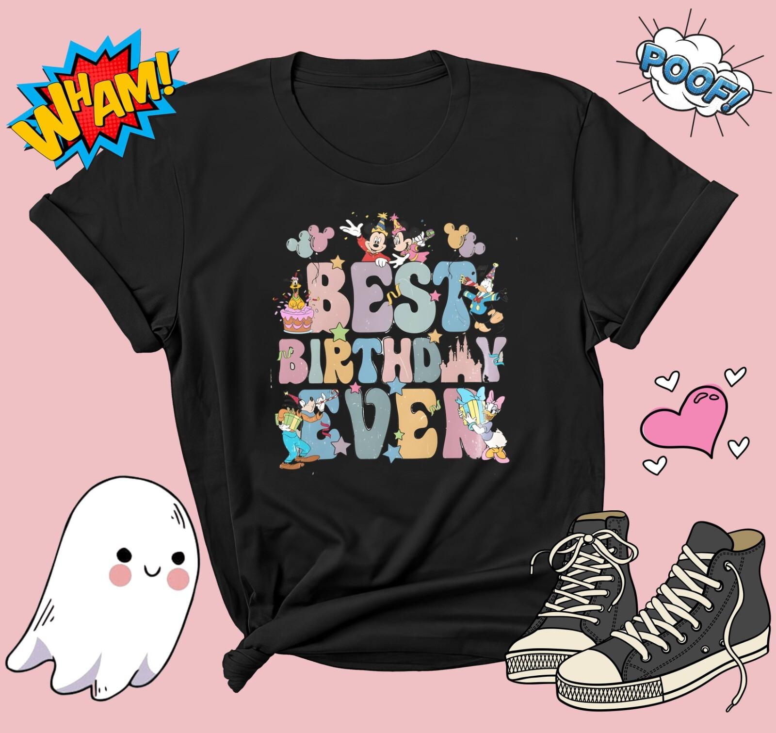 Retro Best Birthday Ever T-Shirt Mens Womens Tees Top T Shirt Mens Womens Tees Top Men Women Unisex Tshirt G653 S