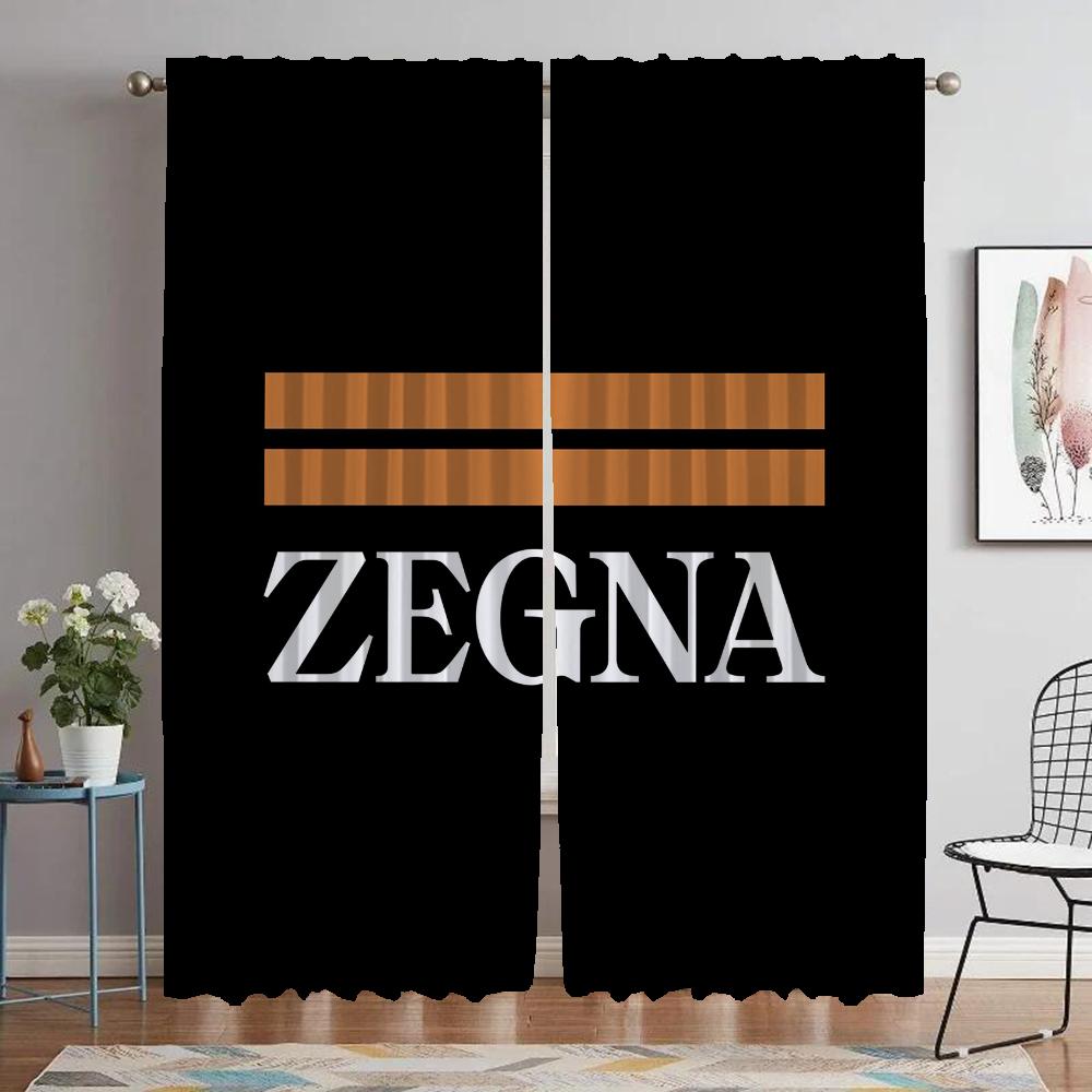 

Плотные шторы для гостиной Zegnas Home Interior Curtains 2 Pieces Partition Tulle for Bedroom Window Curtain Shades Child W132xH274cmx2pcs-CL