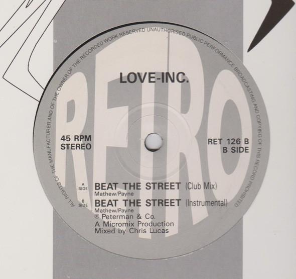 

12inch Record LOVEINC Beat The Street RET126 RETRO 1990 UK Dance Electronica Used