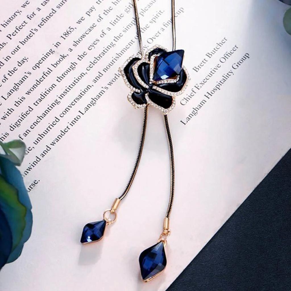 A Versatile Sweater Chain, A High-end, Light Luxury Long Necklace, A European And American Accessory Pendant For Su Qiudong.