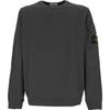 FW24 Logo Arm Pocket Brushed Cotton Crewneck Fleece Sweatshirt Unisex Sweatshirt Lead-Gray 811563920-V0062