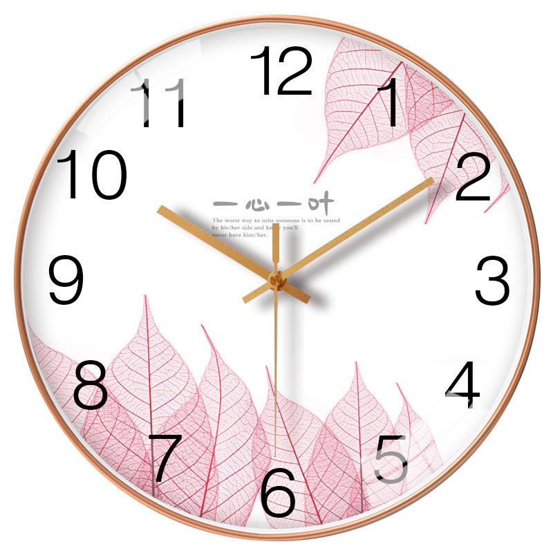 10-inch 25cm Creative Love Bird Living Room Wall Clock Simple Wall Quartz Clock Internet Celebrity Silent Clock Watch