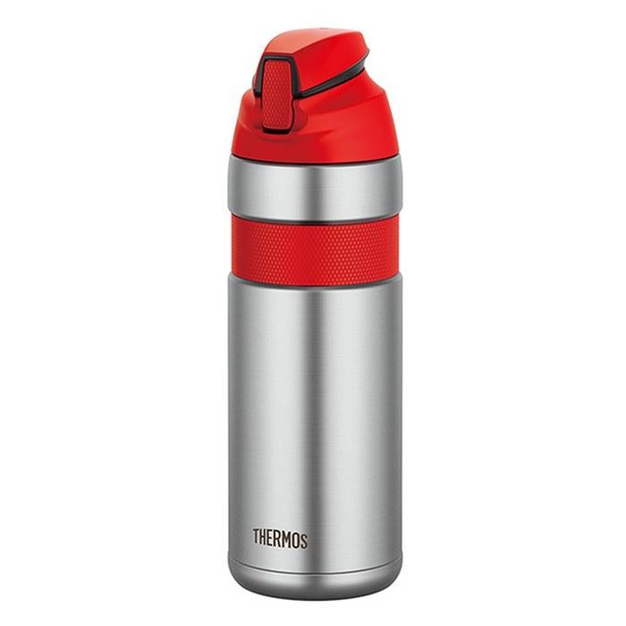 Thermos Vacuum Insulated Straw Bottle FFQ-600 Red 600 ml