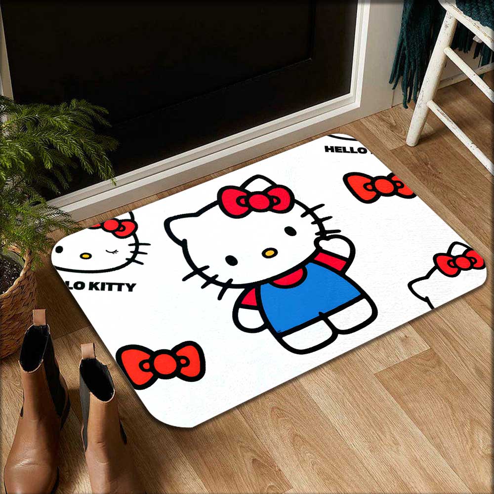 Kawaii Kitty Non-slip Mat Interior Entrance Carpet Living Room Rugs Bathroom Rug Floor Carpets Modern Home Decor Hallway Mats