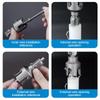 PVC Pipe Threading Tool 3/4 Pipe Threader External Internal Cutter 1/2 & 3/4 Dies For Water Tube Electric Drill Garden Hose Home
