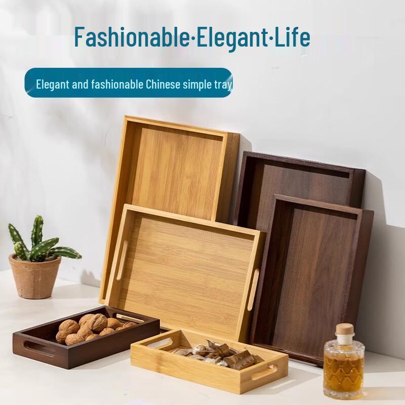 Bamboo Wood Dry Tea Serving Tray