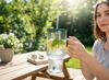 Stanley Big Glass Bottle Mug 1.1L Transparent With Lid And Straw