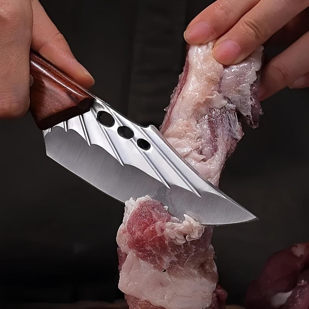 1pc Utility Knives Premium Kitchen Boning Knife Sharp Fixed Blade With Protective Sheath Ideal For Family Meal Prep Camping, And Outdoor Adventures