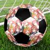 Soccer Ball Colorful Machine Stitched PVC Size 5 Team Training Competition Ready Durable High-Bounce Cool Sports Gift
