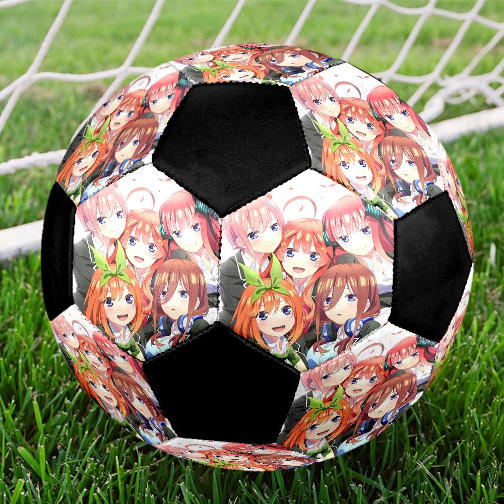 Soccer Ball Colorful Machine Stitched PVC Size 5 Team Training Competition Ready Durable High-Bounce Cool Sports Gift
