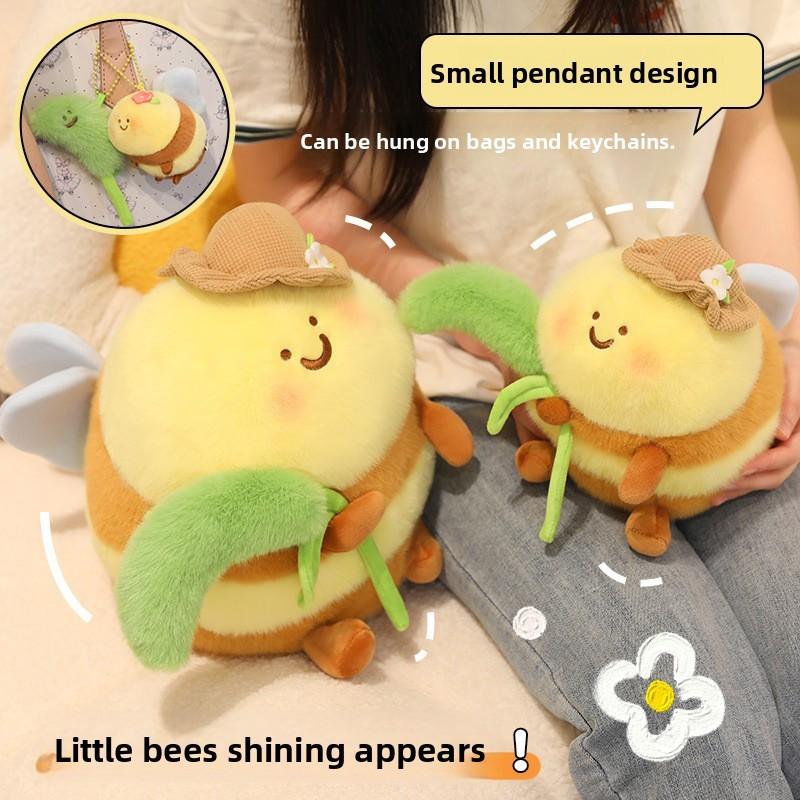 Viridis Setaria Bee Plush Toys Stuffed Animal Doll Bedroom Decoration Gifts