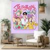 Saja Boys5 Wall Decor Tapestry Art For Pet Memorial Birthdaywedding Party Backdrop Family Gift