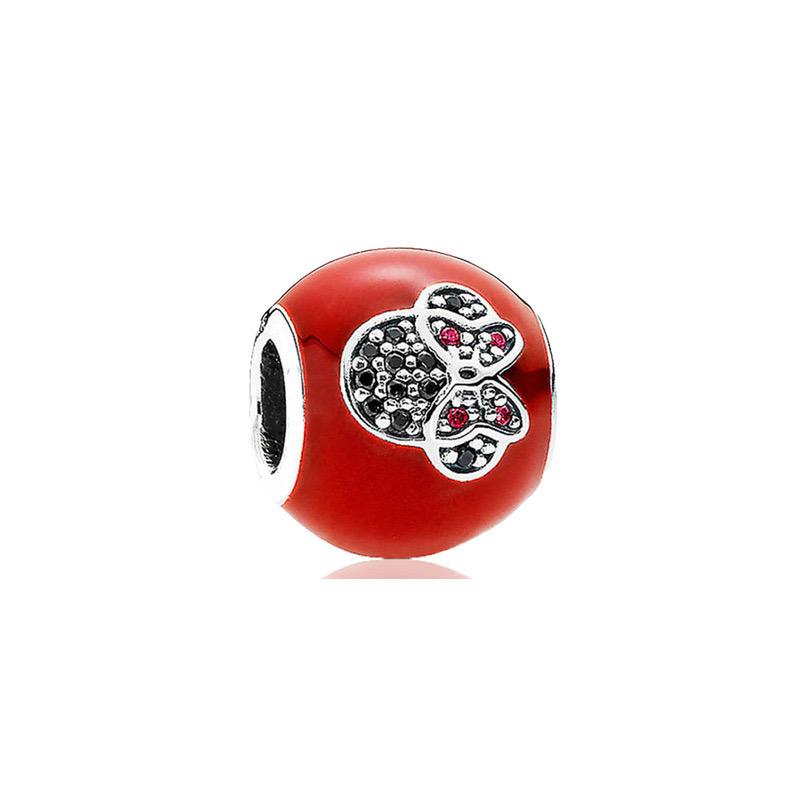 New copper Mini Mickey Minnie Boutique Charm Pendant Compatible With for Necklaces Authentic Bracelets Do It Yourself Womens Party Gift