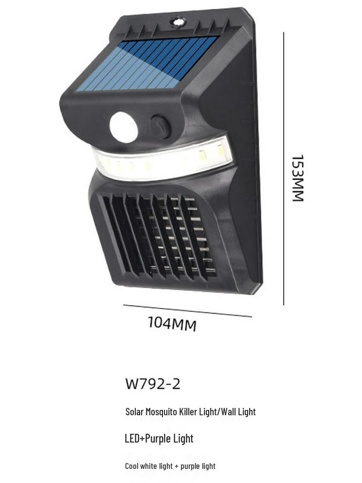 Solar LED Mosquito Killer Lamp for Outdoor and Garden Use
