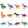 12 Pcs/Set Mini Dinosaur Model Ornaments Plastic Figures Kids Cognitive Toys DIY Decoration