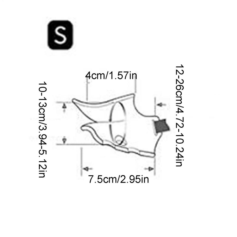 Утиный намордник для собаки Регулируемый Анти-лай Намордник для питомца Мягкий силиконовый намордник Утиный рот Покрытие для маленьких средних больших собак S