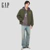 GAP Men's Windproof Embroidered Padded Baseball Jacket