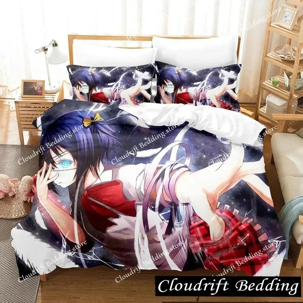 Anime Love, Chunibyo & Other Delusions Bedding Set Boys Girls Twin Queen King Size Duvet Cover Pillowcase Bed Boys Adult026