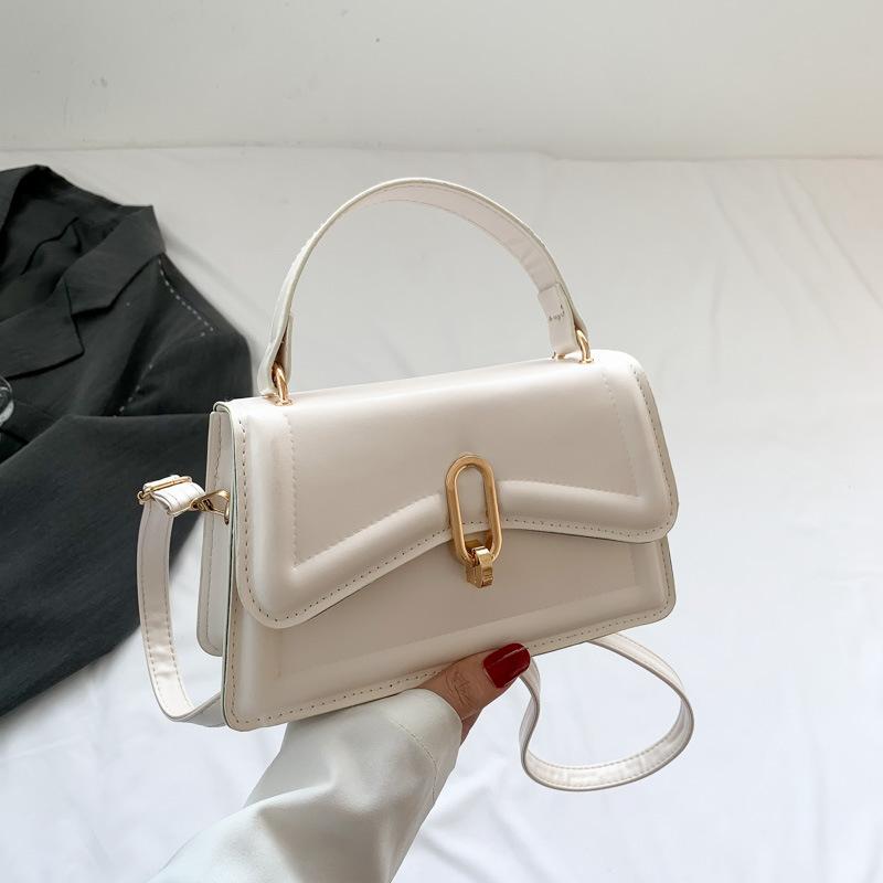 Textured Hand-carried Armpit Small Square Bag 2025 New Summer Trendy Casual Retro Single Shoulder Solid Color Messenger Women's Bag
