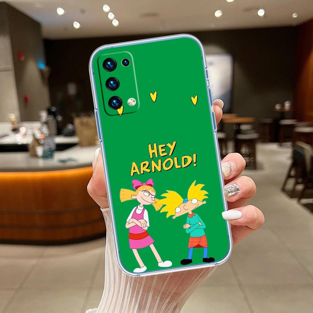S-Special Art Hey A-Arnold Transparent Phone Case for Motorola Moto G7 G8 G9 G84 G85 G73 G24 G15 Z2 Play Power Plus