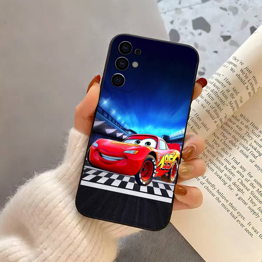 Funda de Teléfono L-Lightning cool Mc-MCQueen-car Para Samsung S25,S24,S21,S22,S23,S30,Ultra,S20,Plus,Fe,Funda Negra de Silicona Suave