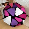 1pc Abstract Pattern Automatic Open/Close Umbrella, Formal Events - Ideal Gift for Family or Friends, Outdoor Accessory yy251211188