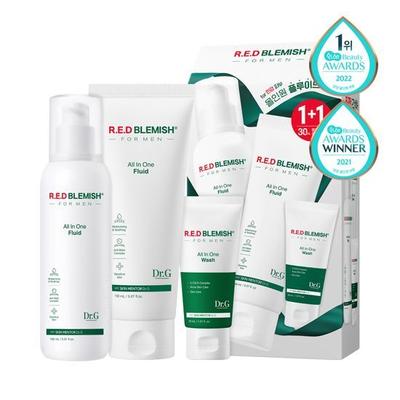 Red Blemish pre mužov All-in-One Fluid 150ml+150ml+Čistiaci gél 30ml