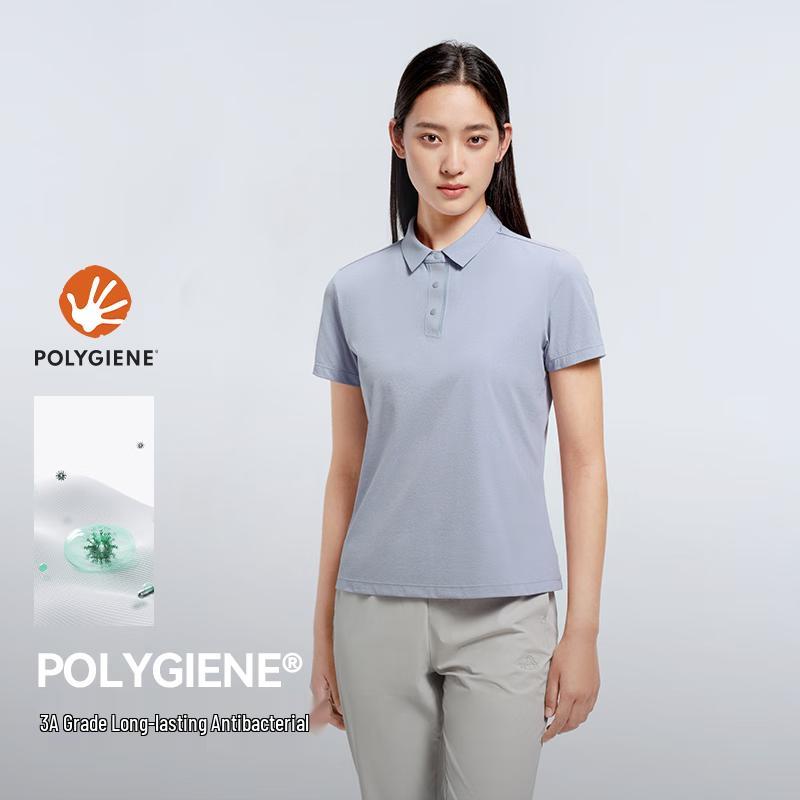 PELLIOT Men's Anti-Bacterial Quick-Dry Polo T-Shirt