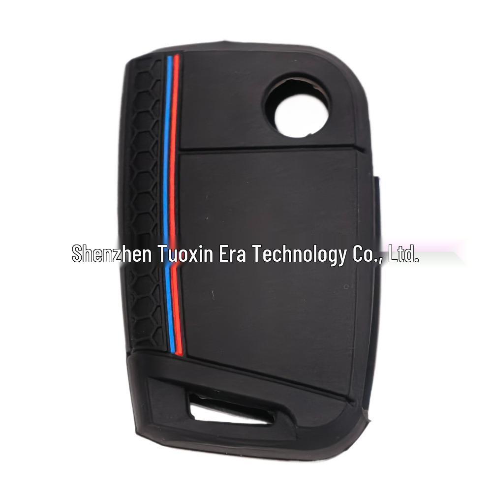 Silicone Car Key Cover for 17 Volkswagen Models: Golf 7, Lamando, Tiguan, Touran