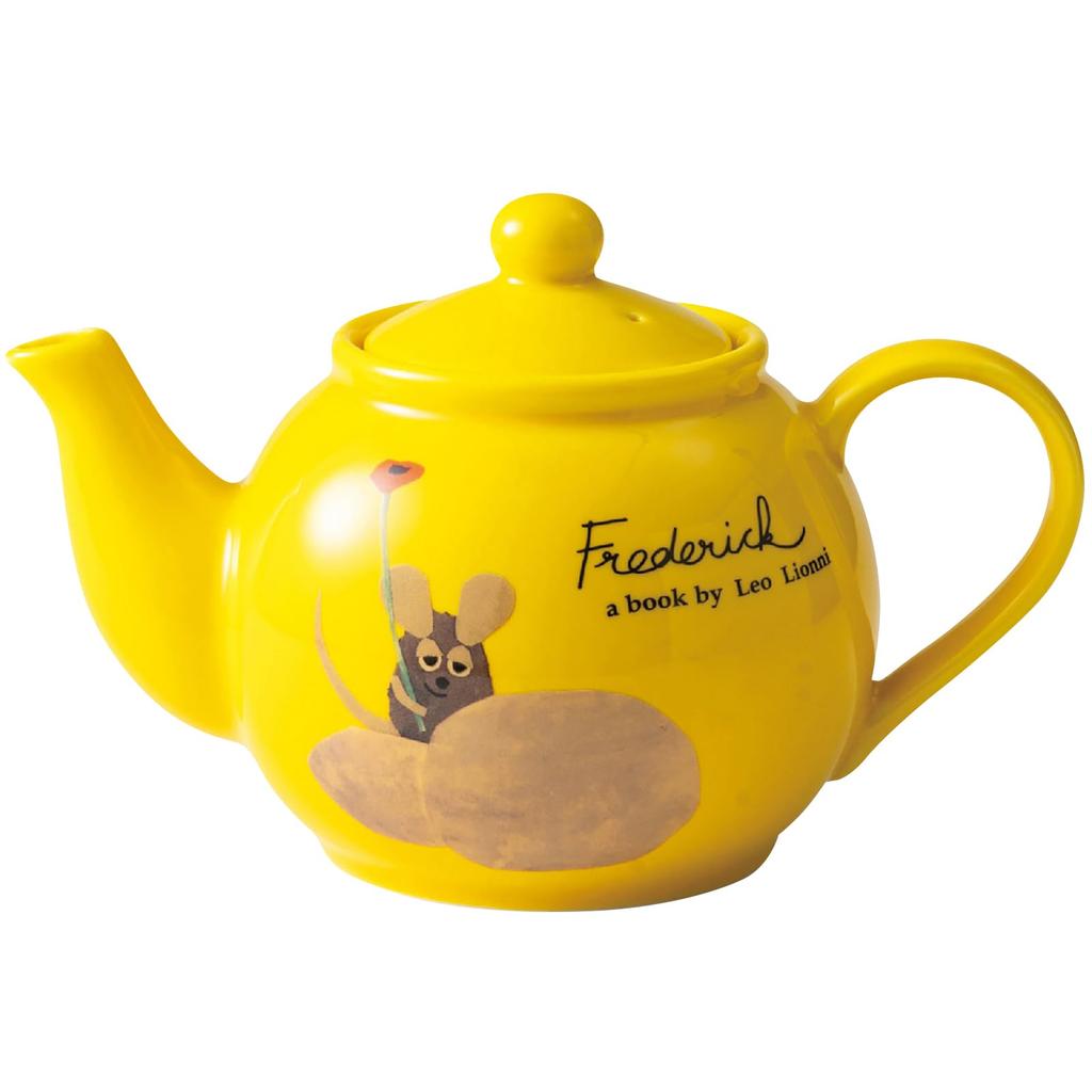 Leo Lionni" Teapot, approximately 520ml, Frederick Mino ware, Leo Lionni merchandise, microwave and dishwasher safe, Made in Japan, 278725