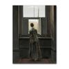 Scandinavian Vintage Wall Art Rustic Female Portrait HD Canvas Oil Painting Posters and Prints Home Bedroom Living Room Decor