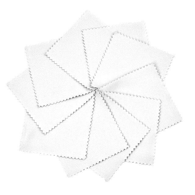 50PCS/lot Clean Cleaning Cloth Leštící hadřík na stříbrné zlaté platinové šperky Anti Tarnish