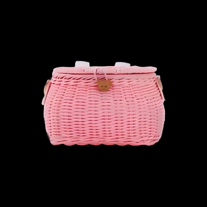 Hand-Woven Kids  Bike Front Basket & Backpack