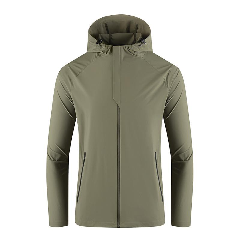 Summer Ice Silk Sunscreen Clothing, Men's Outdoor Casual Sportswear