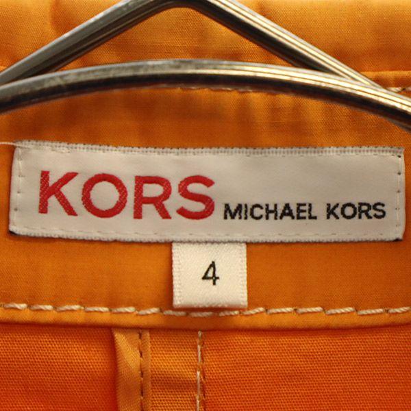 Michael Kors Cotton Double Jacket 4 Orange Women Used