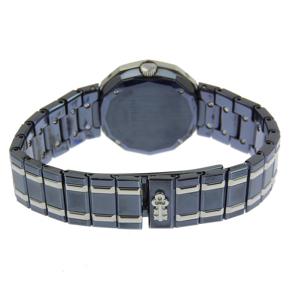 Corum Admirals Cup Watches 39.610.30 V-50 Navy/Silver NavyDial Stainless Steel/Gun Metal Blue Quartz Analog Display Women Used