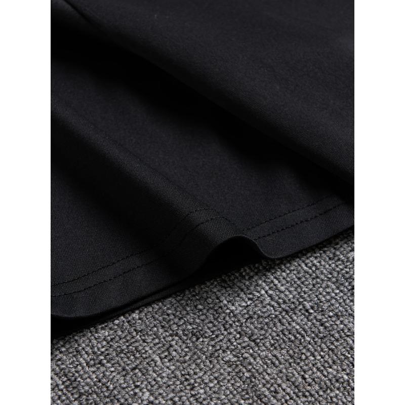 Men'S Casual Crew Neck Short Sleeve T-Shirt for Summer, Plus Size