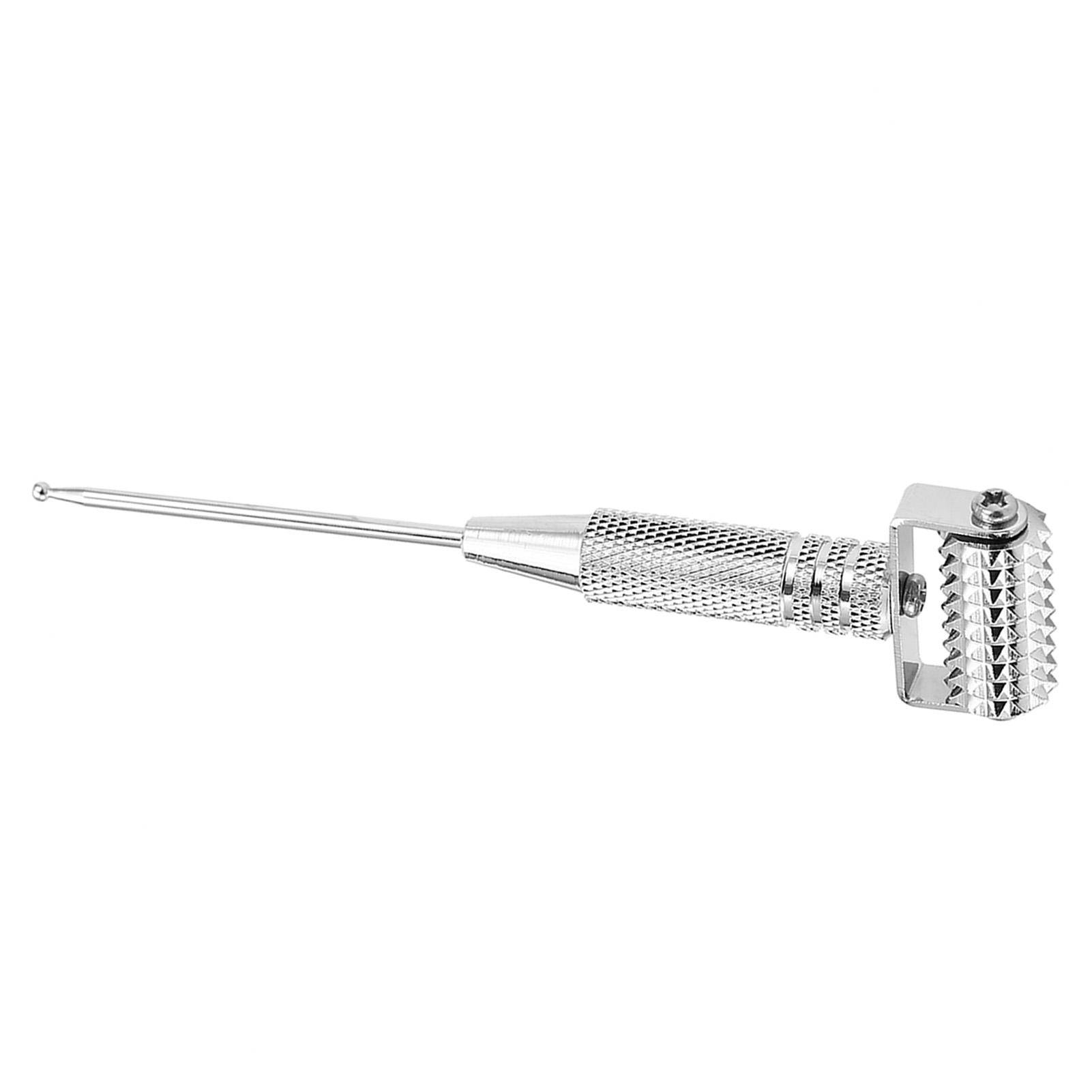 Acupuncture Points Detector Probe Facial Ear Acupoints Spring Needle Massage Roller (Gold)