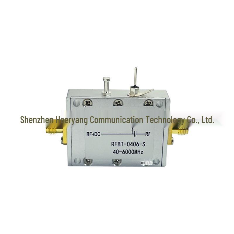 SMA RF Bias Tee 0.04-6GHz Coaxial DC Power Supply Box 40-6000MHz