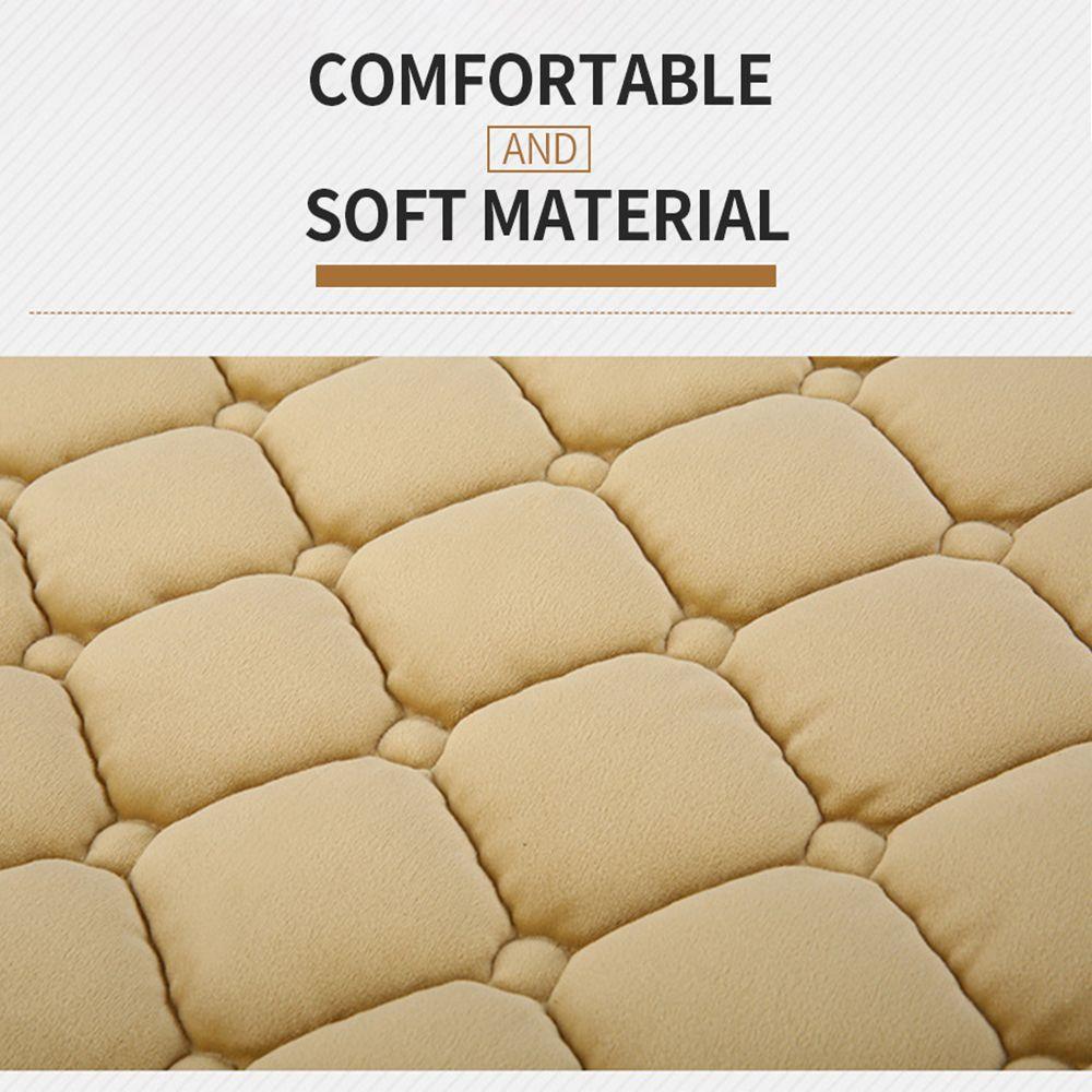 Cushion Breathable Pad For Car Winter Wool Plush Anti-slip Auto Protector Car Seat Cover Cushion