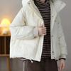 Women Parkas Winter Jacket Hooded Long Sleeve Down Cotton Jacket 2026 New Overcoat Warm Thick Padded Parka Coat