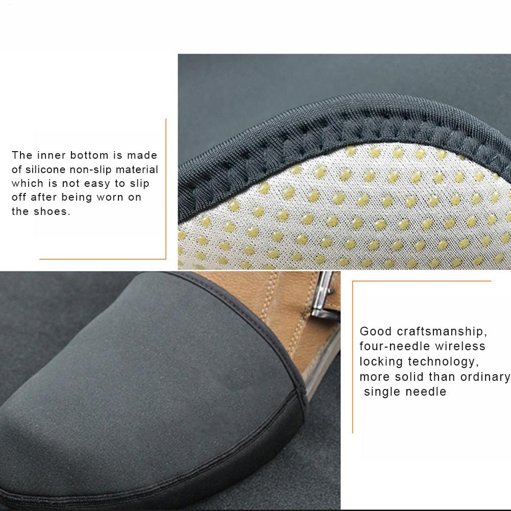 Buty Motocyklowe Ochrona Wiatroodporne Półdługie Kalosze Rowerowe Termiczny Ochraniacz na Palce Ochrona Podeszwy Wodoodporne Pokrowce na Buty