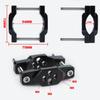 Handlebar Bumper Lightweight and Wind resistant Motorcycle Bracket for LED Spot and Fog Light Fits 17 54mm Inner Diameter