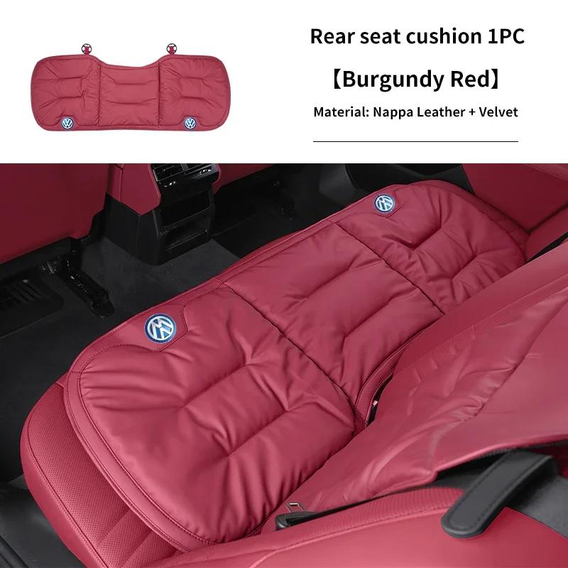 Car Front Rear Seat Cover Velour Leather Cushion Backrest Protective Mat For VW Scirocco Beetle Golf Passat Polo Sharan Touran