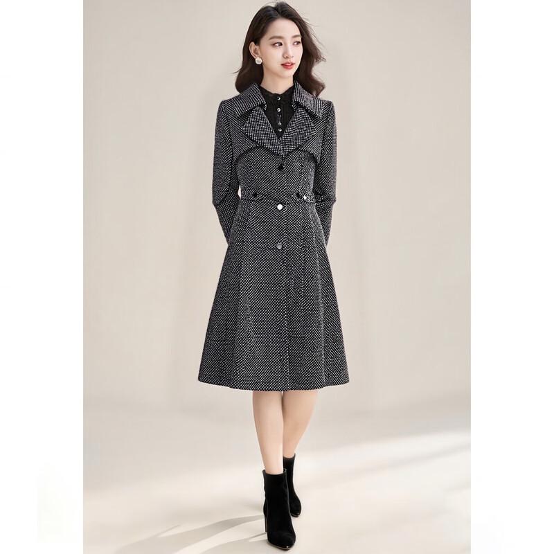 

Kobeier Premium Stylish Mid-length Wool Coat 2XL