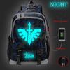 The Legend of Zelda Printed Travel Bag USB Port Student School Bag