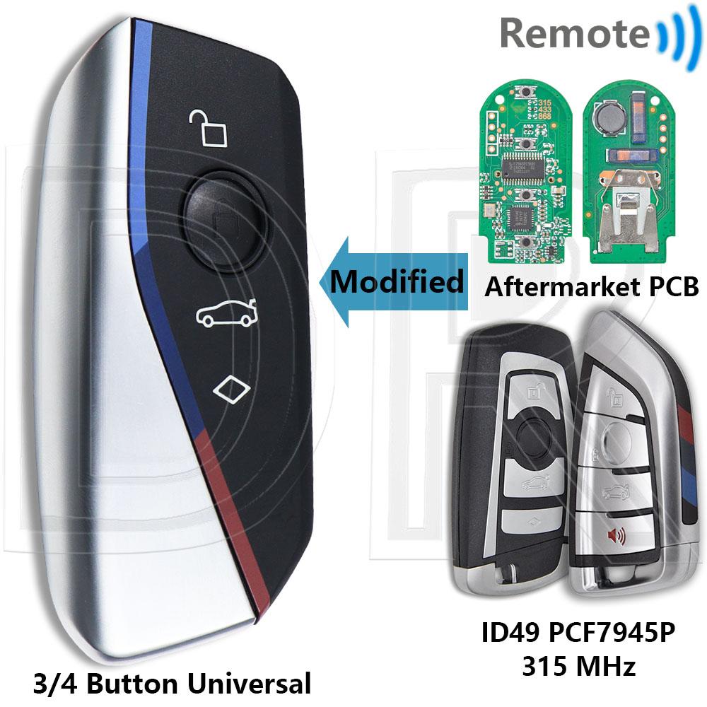 DR CAS4+FEM BDC Upgrade U-Stil ID49 PCF7945/53 315/433/868MHz Keyless Go Auto-Fernschlüssel für BMW 1 3 5 6 7 Serie F-Chassis