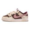 Nike Dunk Low top Skateboard Shoes Women's Beige Brown Powder DV1160-100(TeamM-)